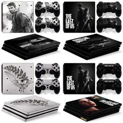 PS4 Pro游戏机全主机贴纸整套 the last of us游戏人物贴 Skin