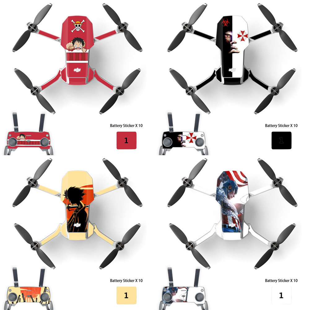 DJI大疆御Mini1代贴纸贴膜无人机MAVIC御mini机身贴膜防刮
