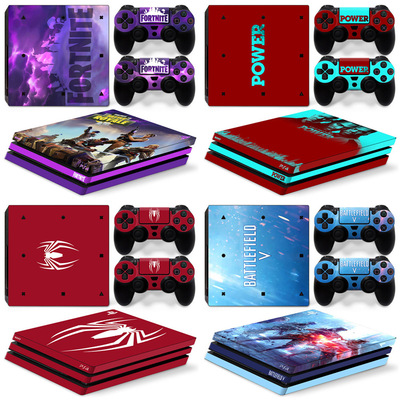 PS4 Pro游戏机全主机贴纸one punch man battlefield 5机身贴侧边