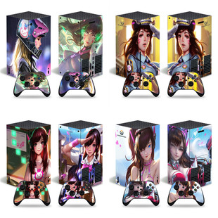 Series 机身 XSX XBOX 贴膜 手柄贴纸 创意 游戏机贴纸 x卡通