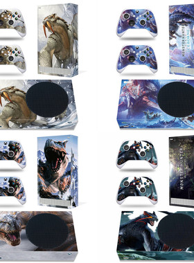 XBOX Series s 游戏机全身贴纸  保护贴  moster hunt ice borne