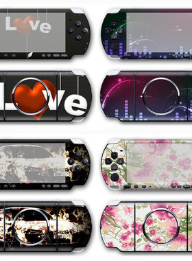 PSP 3000贴纸贴3000膜机身磨砂保护膜痛贴痛机贴保护套配件STICKE