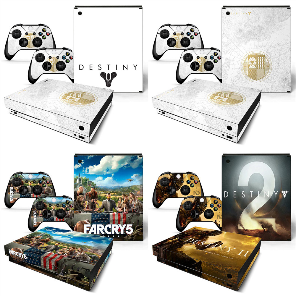 Xbox one x游戏机全主机贴纸 创意保护膜 手柄贴纸全包sticker