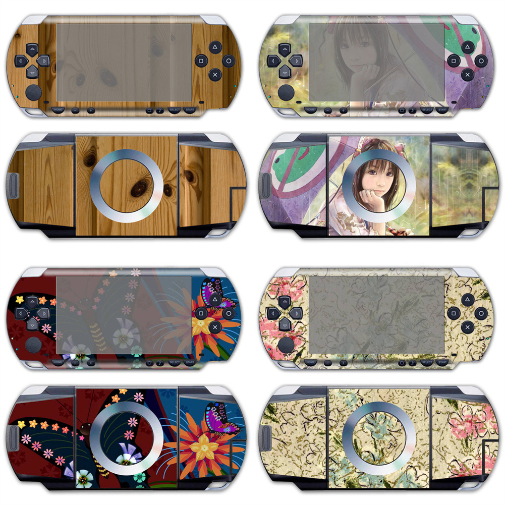 PSP 1000贴纸保护贴膜痛贴痛机贴 动漫游戏卡通彩贴机身贴膜