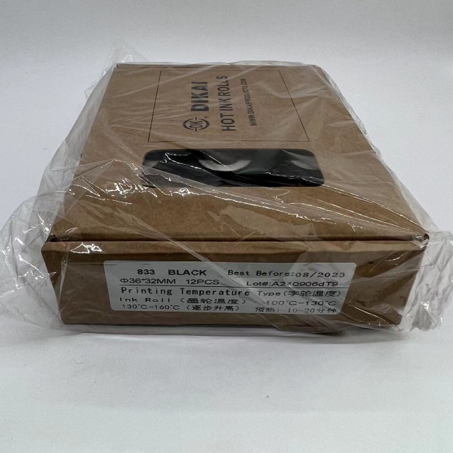 墨轮36*32迪凯833高温墨轮 my380f标DK1100/1000固体热烫墨轮示机