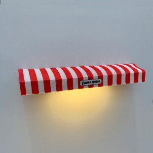 开关面板装饰盲盒展示架带感应灯插座面板保护套创意边框遮丑神器