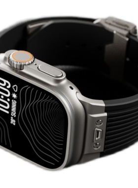 适用applewatchultra表带金属不锈钢外壳苹果手表iwatchs11手表带硅胶ultra3代改装保护壳AppleWatch10腕带46