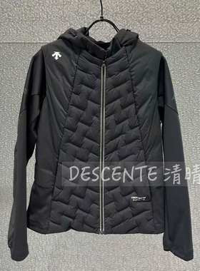 迪桑特专柜正品D4432RTT05秋冬运动跑步上衣女轻薄羽绒马甲三合一