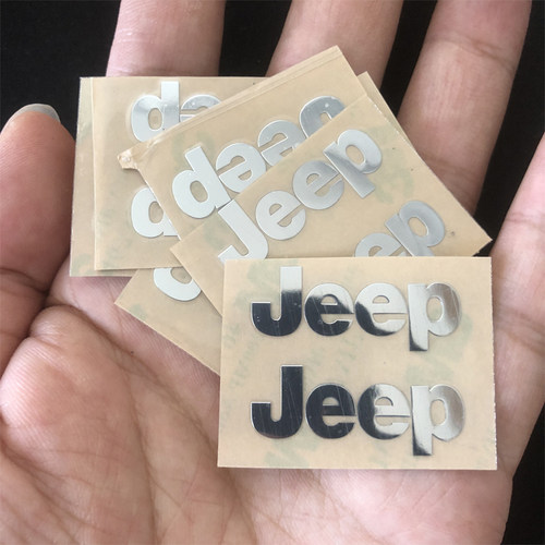 适用吉普Jeep大切诺基指南者牧马人汽车金属车标贴纸3D立体装饰品