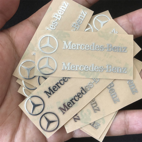 奔驰c260c300e260a200lglaglbglc车标金属贴汽车改装车内装饰用品