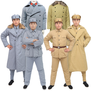 志愿军解放演出服抗美援朝时期棉服红军八路军新四军影视表演服装