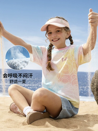 Дисней, хлопковая летняя детская футболка, подходит для подростков