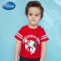 Quần áo trẻ em Disney áo thun nam tay ngắn 2019 hè 5 phim hoạt hình cotton trẻ em áo bé gái nước ngoài cô gái từ bi - Áo thun áo thun trẻ em thái lan