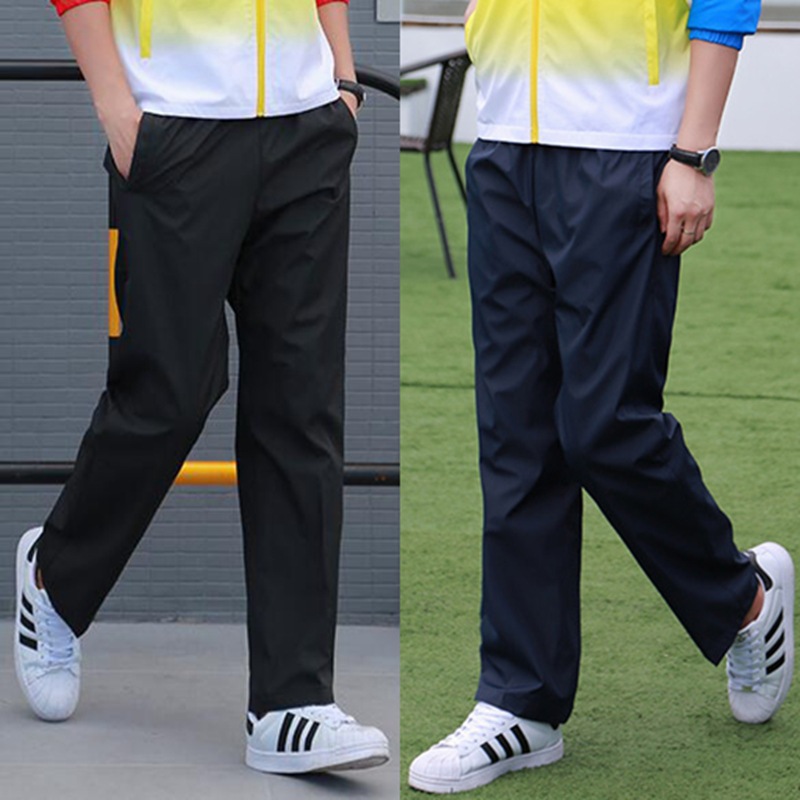 涤纶春秋款运动长裤校服裤子女