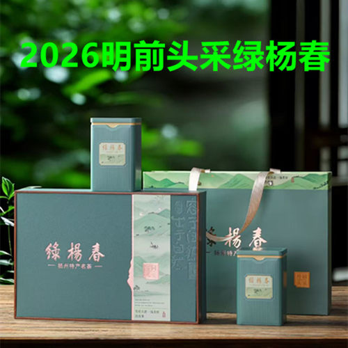 2026明前头采特级绿杨春礼盒新茶
