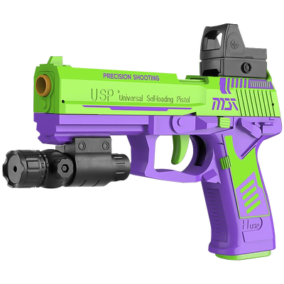 USP可发射萝卜枪连发抛壳玩具枪