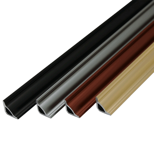 铝合金阴角线踢脚线衣柜收边条内角线吊顶装饰条压边条内90度阴角