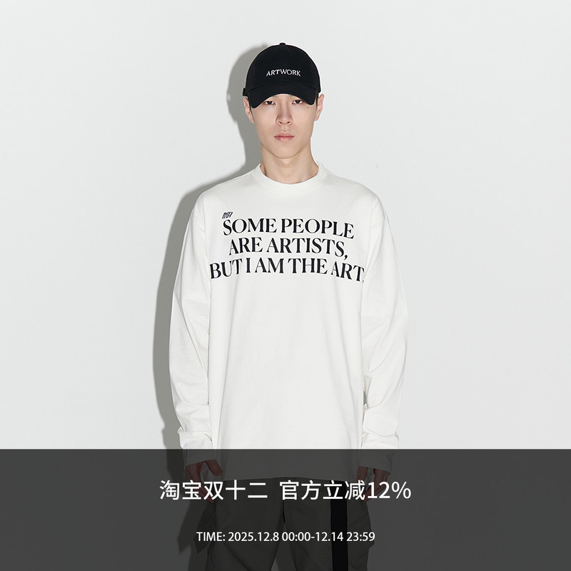 attempt艺术家长袖t恤