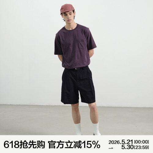 MANUFACTURE 基础口袋短袖T恤