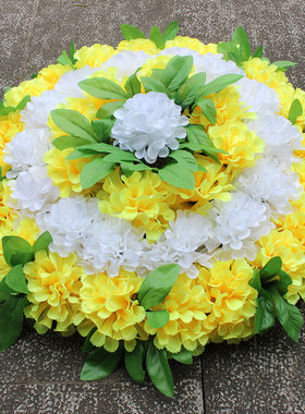 60厘米菊花圈清明节花扫墓花上坟