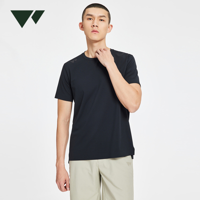 七匹狼夏季新款透气吸湿短袖T恤