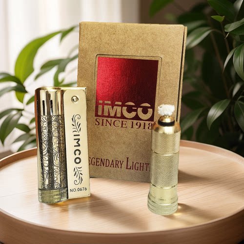 爱酷imco6600双面精雕唐草打火机