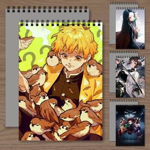 鬼灭之刃素描本美术生用A4A3手绘本线稿本16k速写本8开空白画画本