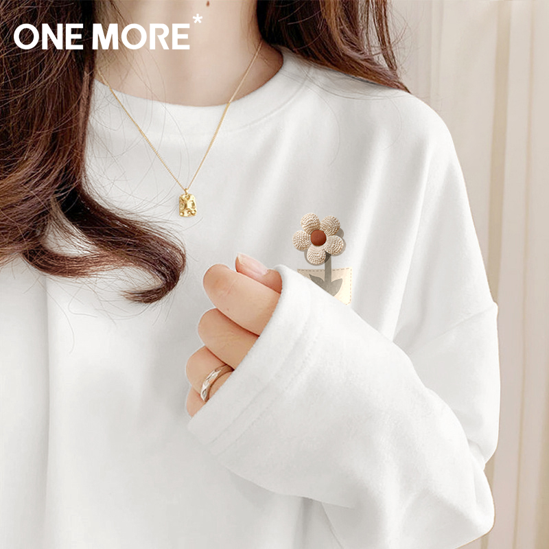 onemore纯棉内搭长袖t恤