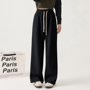2025新款 女款 秋冬季 裤 one 子宽松显瘦高腰直筒运动女裤 more阔腿裤