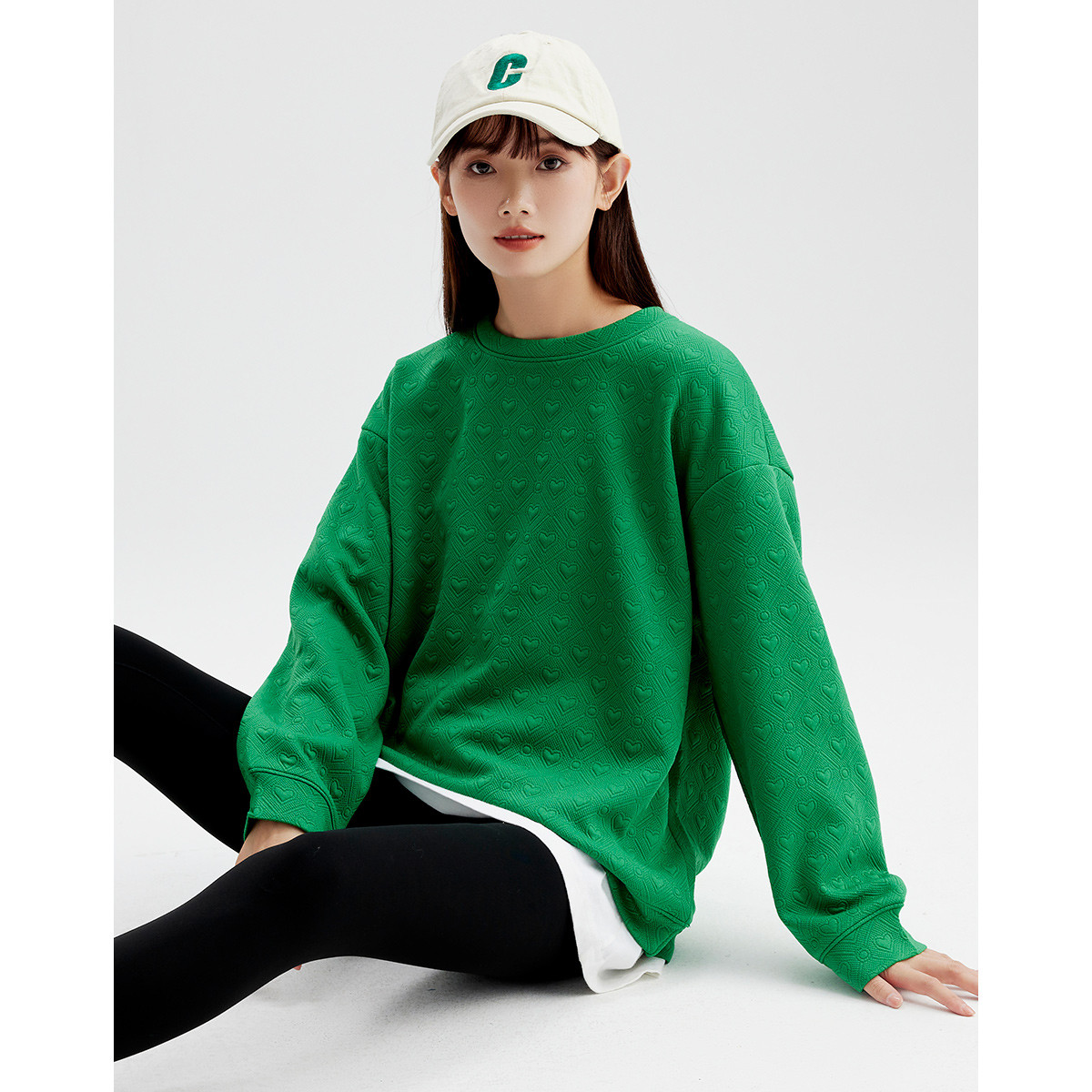 onemore2025秋季宽松女卫衣