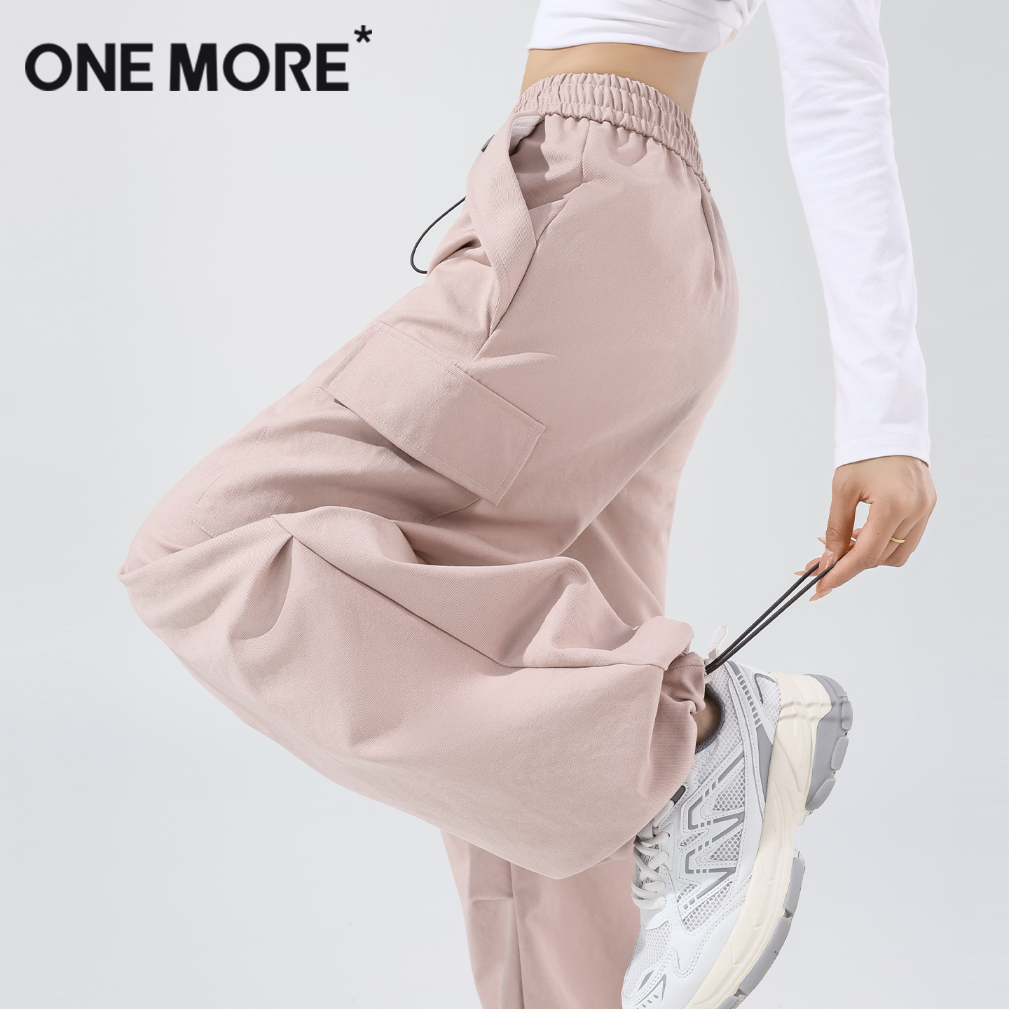 onemore工装裤子女新款