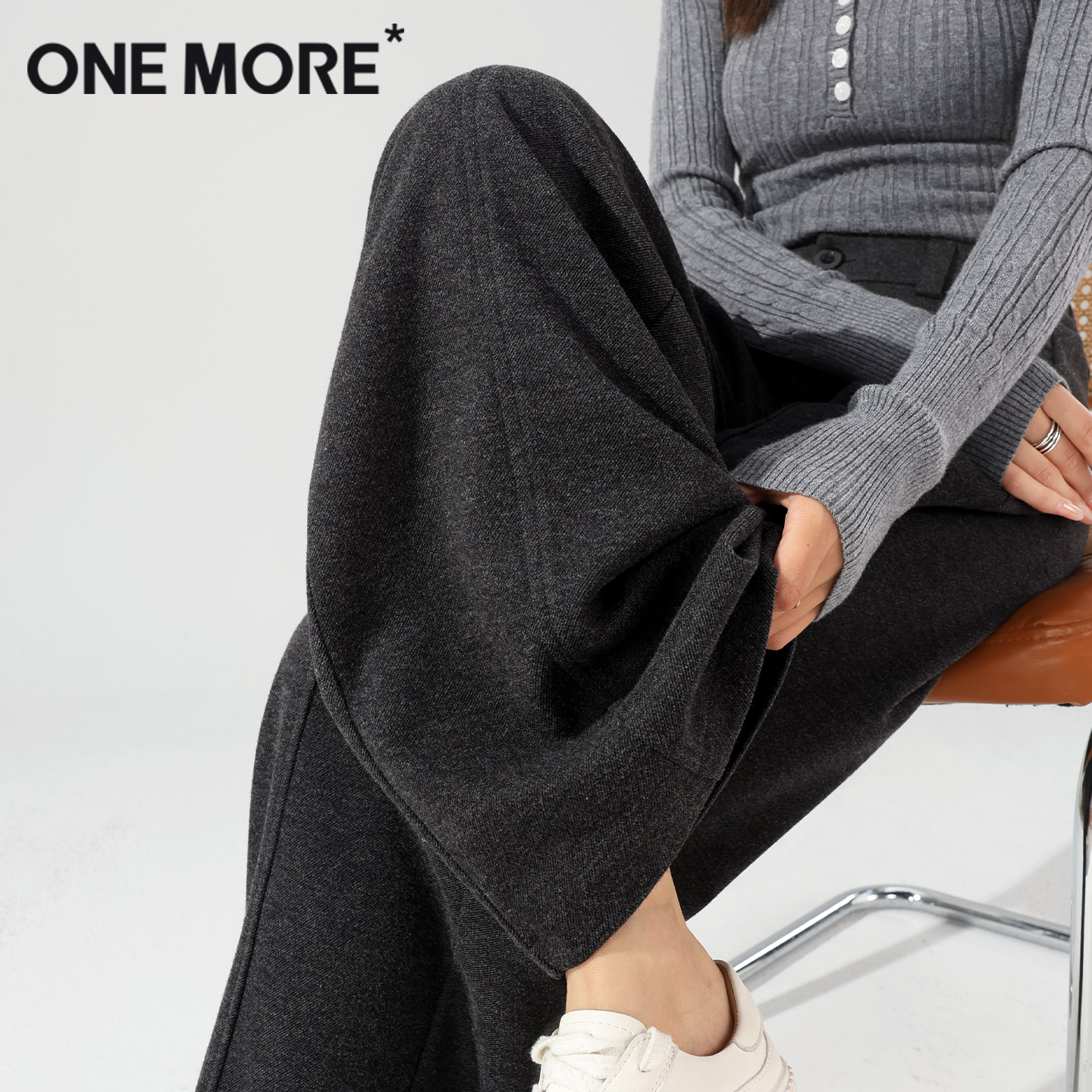 onemore立体口袋香蕉裤