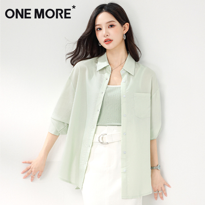 onemore轻薄长袖衬衫