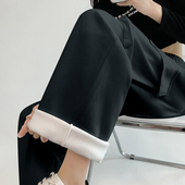 more2025冬季 宽松立体口袋阔腿运动裤 新款 one 工装 裤 束脚加绒裤 女