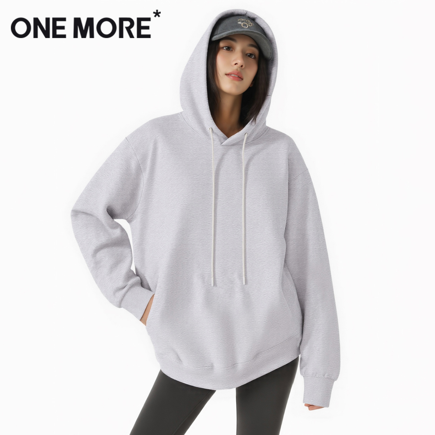 onemore空气棉连帽卫衣