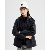 one 外套 宽松防风防水户外登山服工装 more黑色外套2025新款 秋季