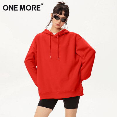 onemore加绒连帽卫衣