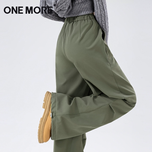 女冬季 裤 保暖伞兵裤 2025新款 子Y one 冬天加绒厚裤 more军绿色工装