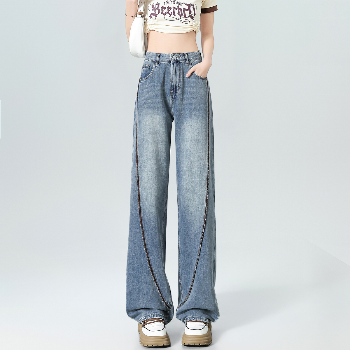 小众高腰显瘦onemore