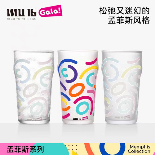 创意无铅玻璃水杯果汁杯