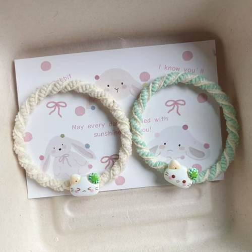 小皮筋送给男朋友不勒手发圈可爱发绳情侣橡皮筋扎头绳女童发饰kt