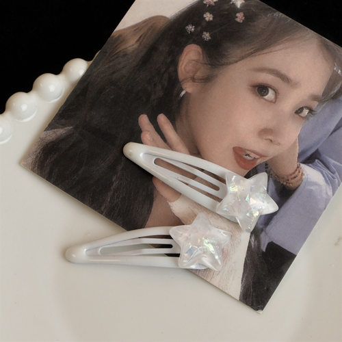 可爱星星bb发夹y2k千禧辣妹