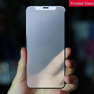 Matte glass适用于Iphone15 14 13 12 11 pro max xr x screen protector苹果14磨砂钢化膜12mini/78plus贴膜