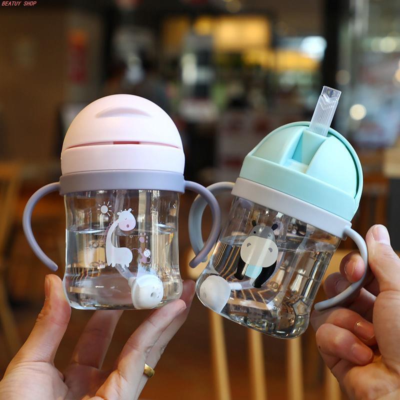 Baby drinking cup drinking straw cup baby water bottle with