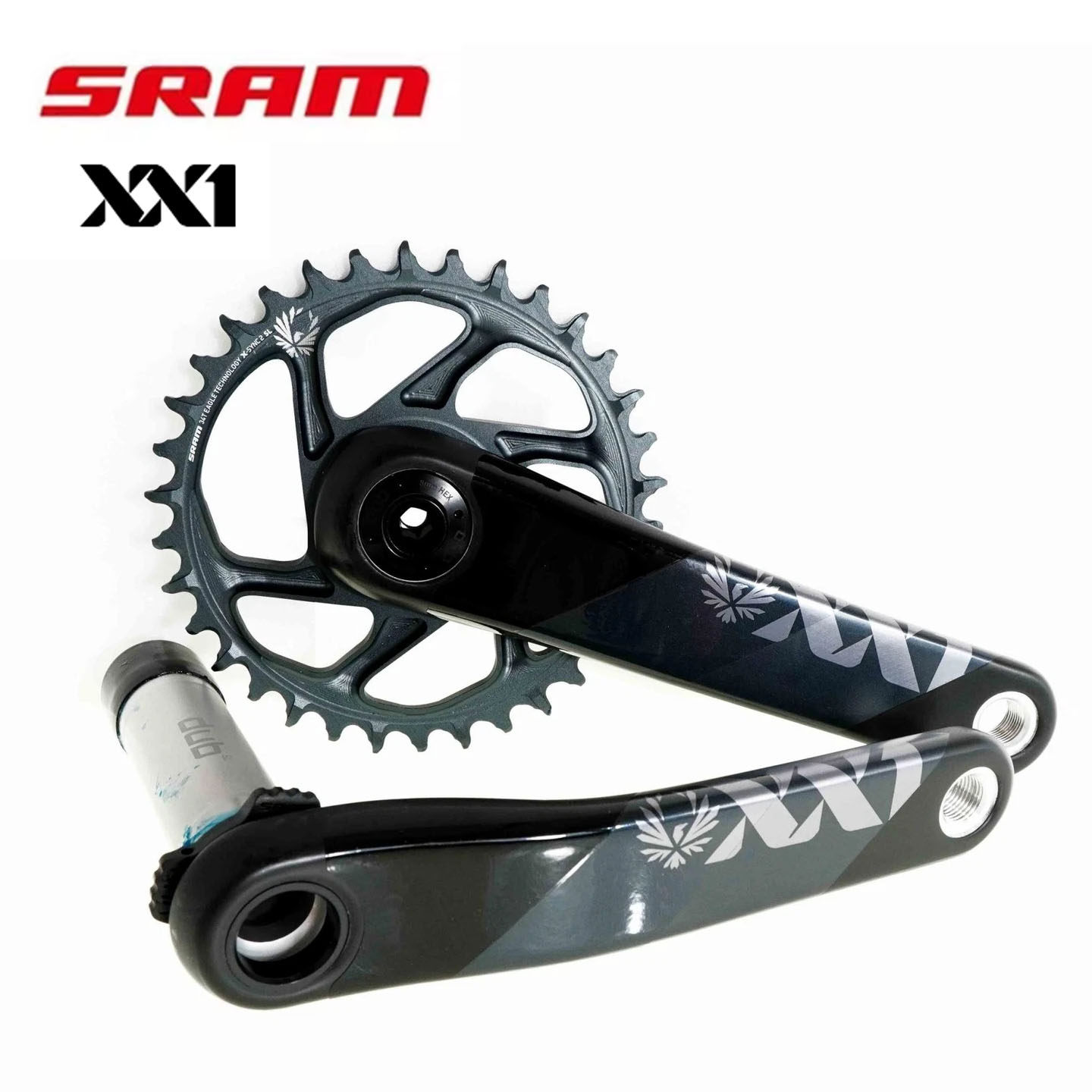 SRAM XX1 Eagle DUB 曲柄组 11/12速轴心28.99mm碳纤维牙盘175mm
