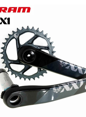SRAM XX1 Eagle DUB 曲柄组 11/12速轴心28.99mm碳纤维牙盘175mm