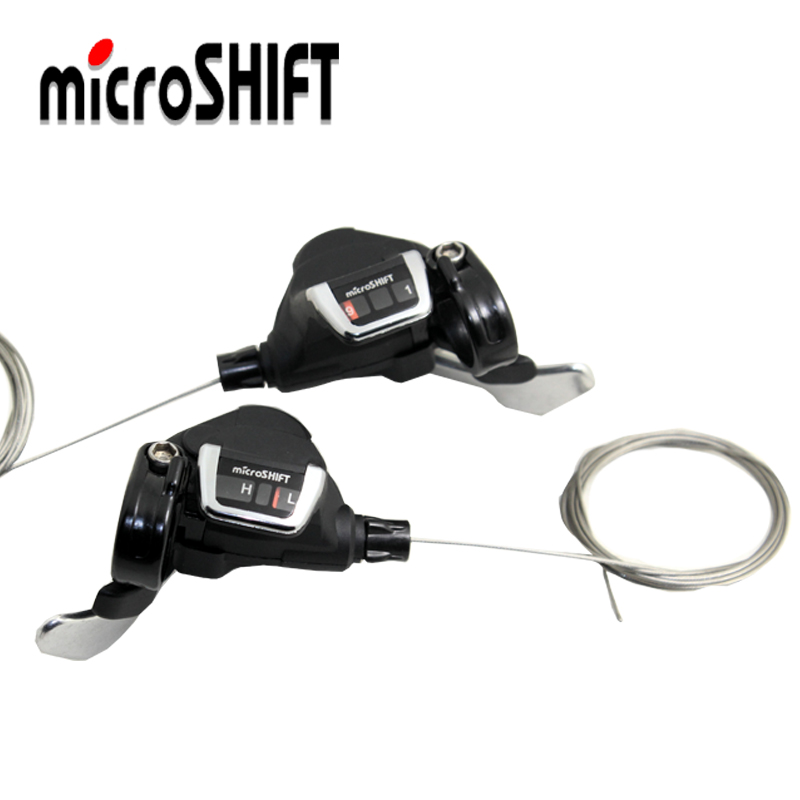 台产微转Microshift 指拨9速18速大行折叠车小轮车平把公路车指拨