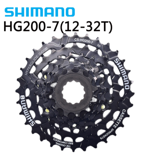 飞轮7速12 7卡式 正品 32T HG200 飞轮21速升级改装 shimano