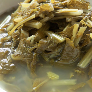 陕西浆水菜汉中浆水宁强油菜浆水甘肃安康四川腌土酸菜无盐泡菜
