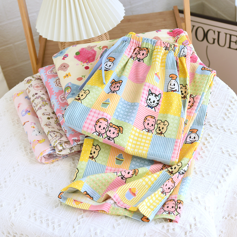 GP纯棉卡通可爱学生睡裤